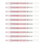 10pcs Sakura Gelly Roll 1.0mm Stardust Colour Pen | Red Star