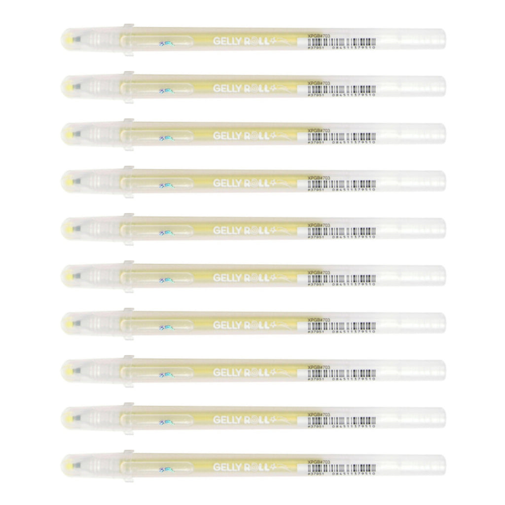 10pcs Sakura Gelly Roll 1.0mm Stardust Colour Pen | Golden  Star