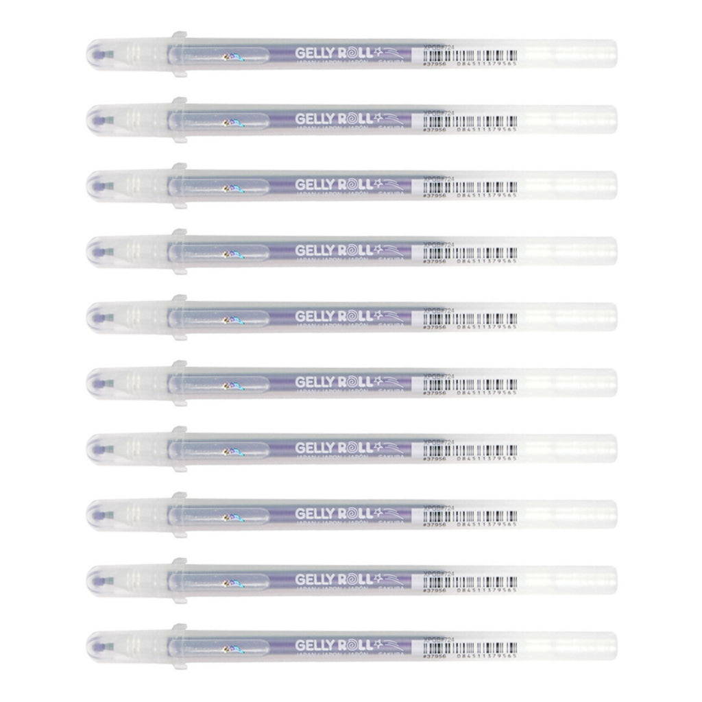 10pcs Sakura Gelly Roll 1.0mm Stardust Colour Pen | Purple Star