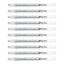 10pcs Sakura Gelly Roll 1.0mm Stardust Colour Pen | Silver Star