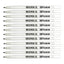 12pcs Sakura Gelly Roll Classic White Gel Ink Pen | Bold