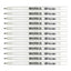 12pcs Sakura Gelly Roll Classic White Gel Ink Pen | Medium
