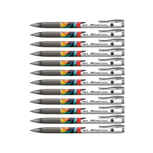 12pcs Faber Castell Grip X7 Ball Point Pens 0.7mm | Black (V2)