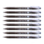8Pcs Faster Colour Ink Ball Pen 0.7mm | Black