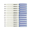 12pcs Artline 210 Medium 0.6mm Fineliner Pen - Blue