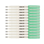 12pcs Artline 210 Medium 0.6mm Fineliner Pen - Green
