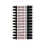 12 pcs Artline 5109A Whiteboard Marker 10.0mm Chisel Nib | Black