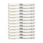12pcs Artline Calligraphy Arabic Pen Black Ink 1.0mm