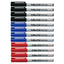 12pcs Artline 250 Permanent Marker Pen 0.4mm - Black,Blue,Red