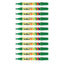 12pcs Artline 70 High Performance Permanent Marker | Green