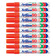10Pcs Artline 90 High Performance Permanent Marker - Orange