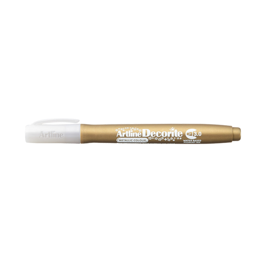 Artline Decorite Marker Flat Style 3.0mm - Gold