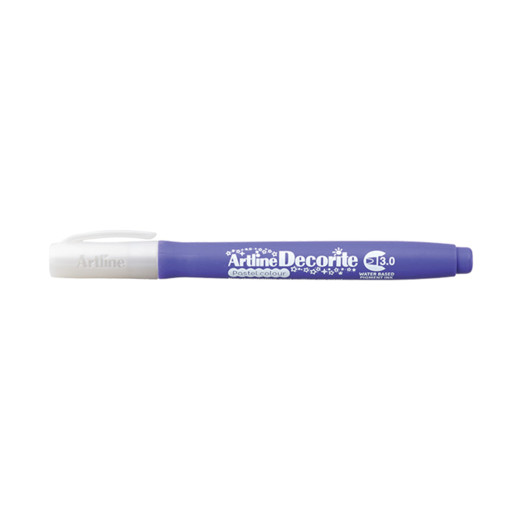 Artline Decorite Marker Flat Style 3.0mm - Pastel Purple
