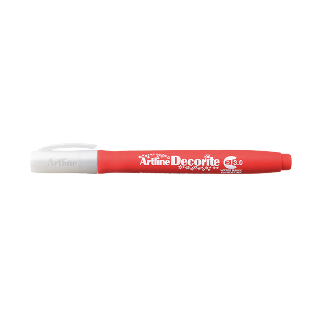 Artline Decorite Marker Flat Style 3.0mm - Red