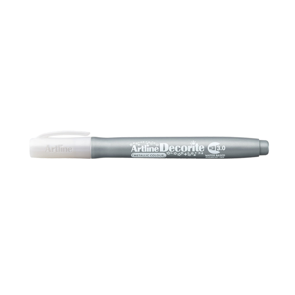 Artline Decorite Marker Flat Style 3.0mm - Silver