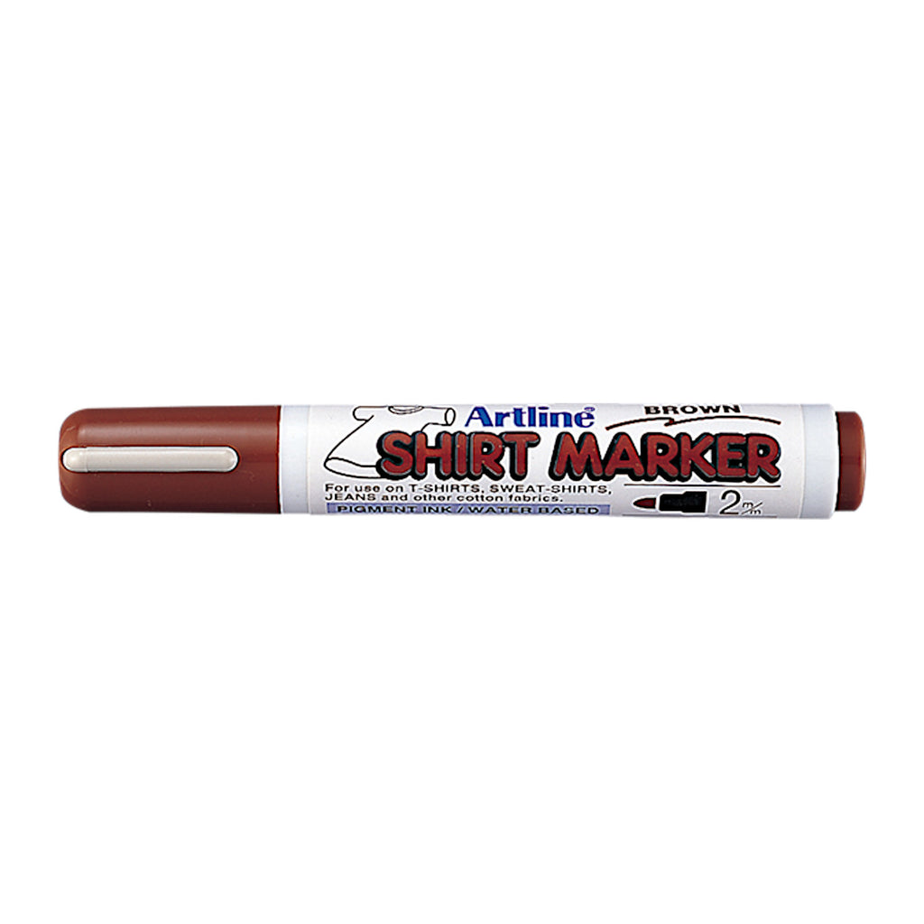 Artline Shirt Marker 2mm - Brown
