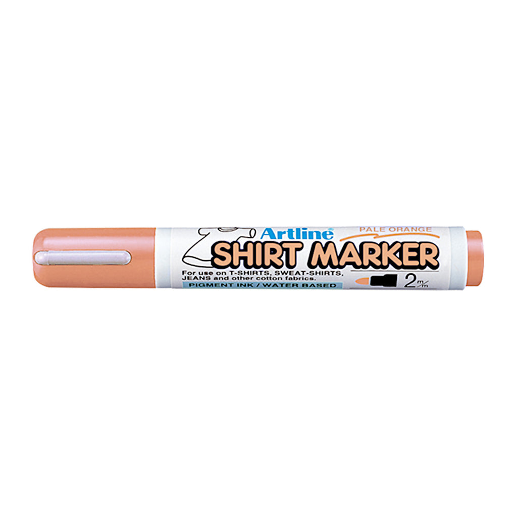 Artline Shirt Marker 2mm - Pale Orange