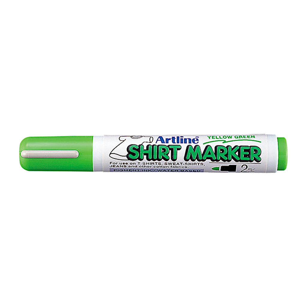 Artline Shirt Marker 2mm - Yellow Green
