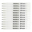 12pcs Sakura Gelly Roll Classic White Gel Ink Pen | Fine medium Bold