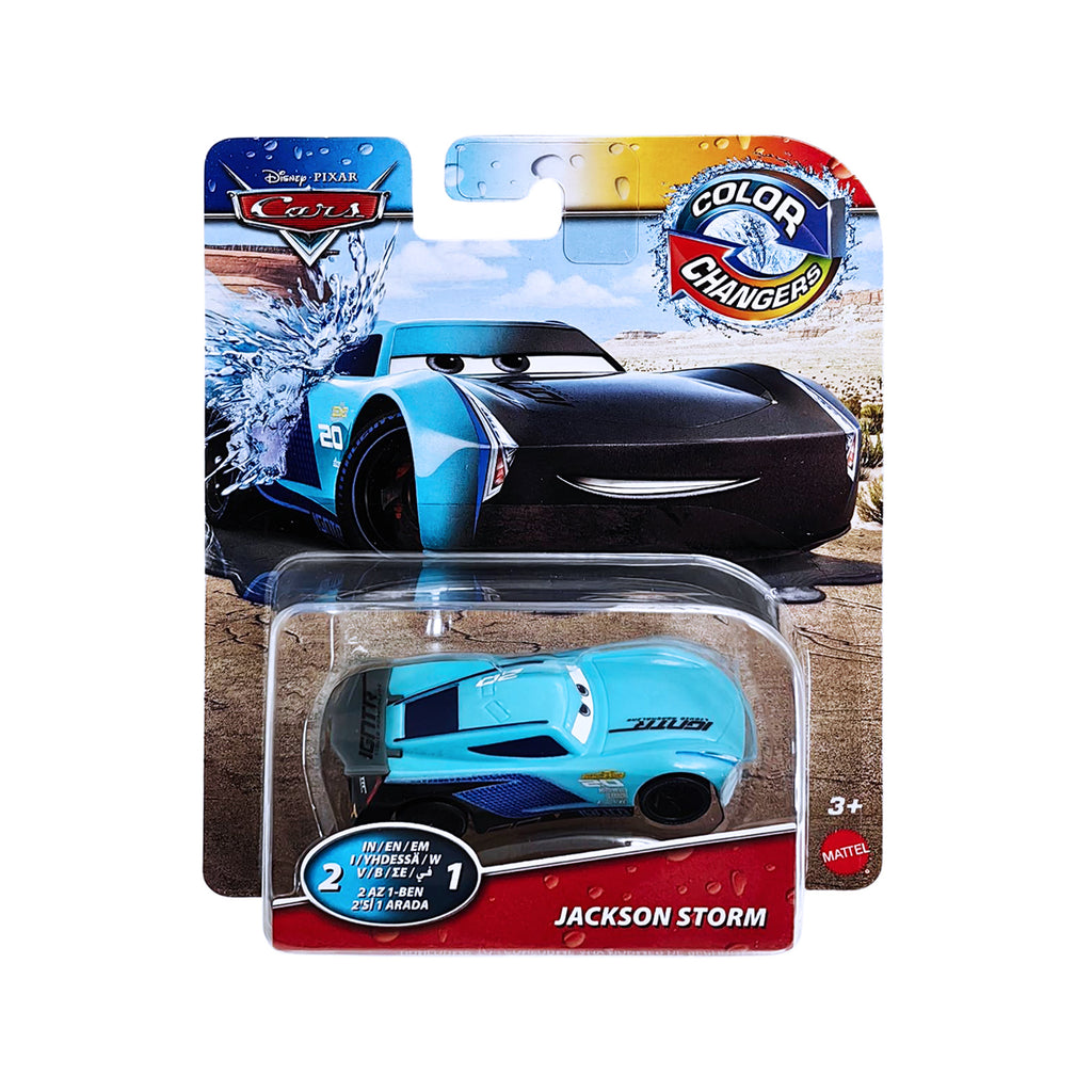 Disney and Pixer Cars Colour Changers - JACKSON STORM - BABY BLUE
