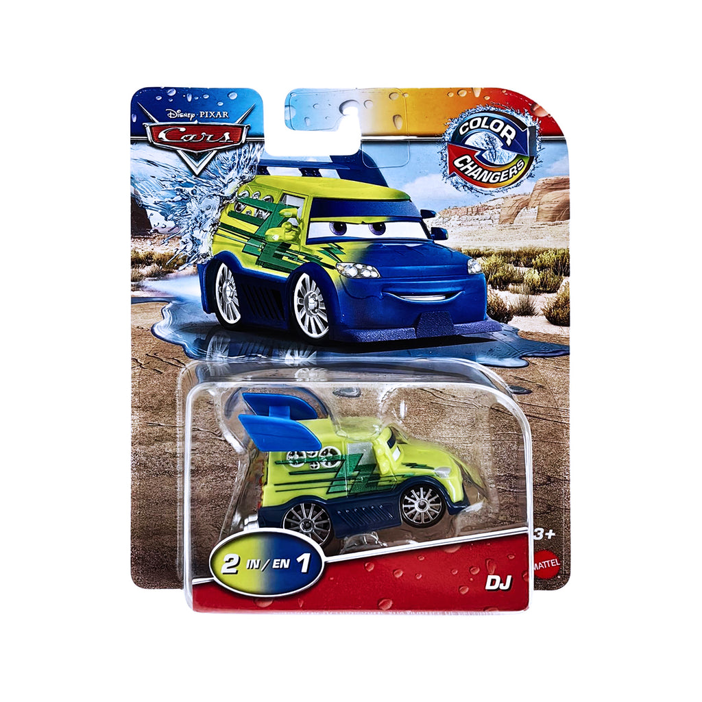 Disney and Pixer Cars Colour Changers - DJ - GREEN