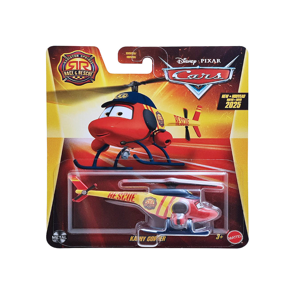 Disney Cars 1:55 | Kathy Copter - Yellow. Red (JDG60) - 194735283675