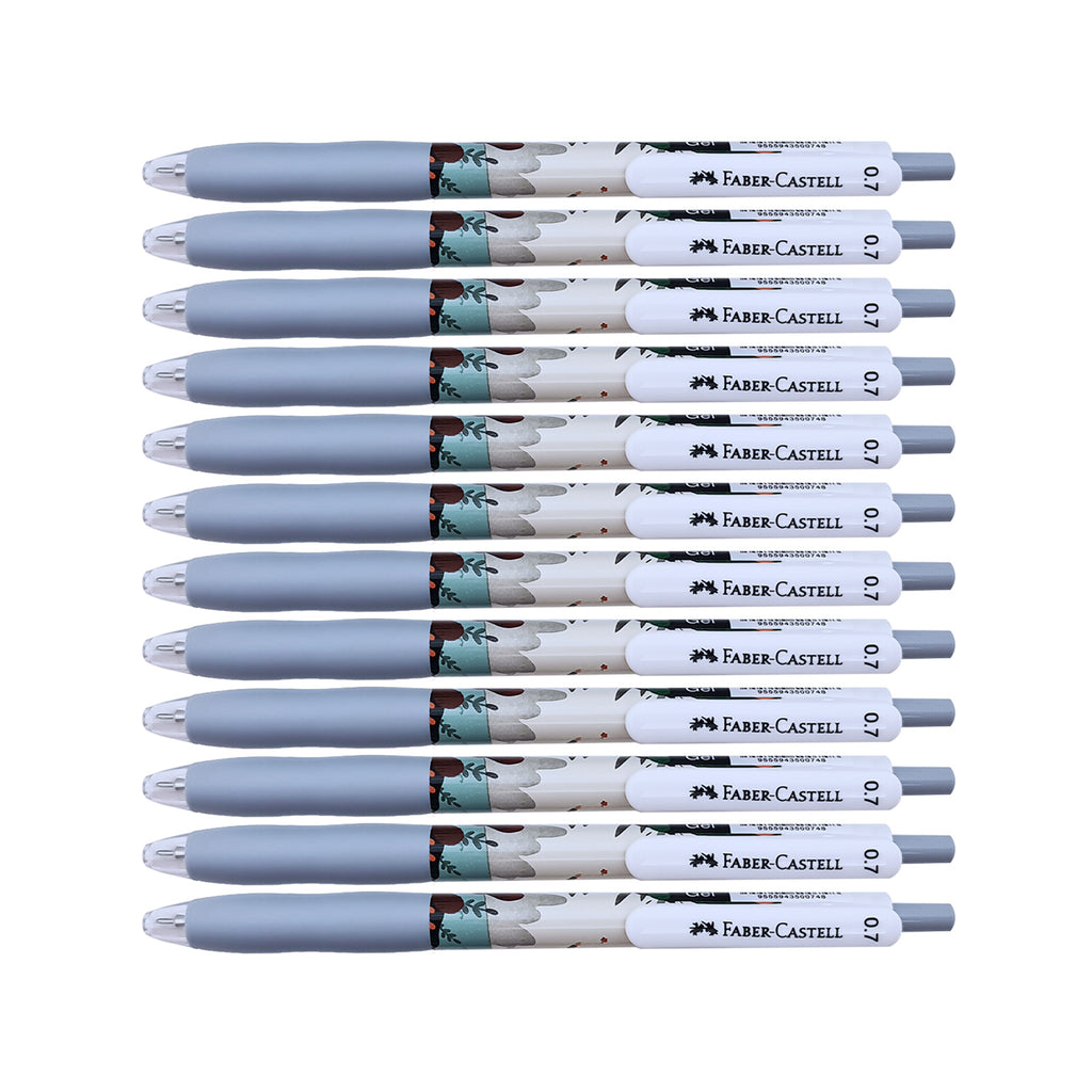 12pcs Faber Castell Arte Gel Ink Pen - Paint Series | Black 0.7mm