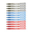 12pcs Faber Castell Click X5 Retractable Ball Point Pen 0.5mm - Black, Blue, Red