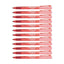 12pcs Faber Castell Click X5 Retractable Ball Point Pen 0.5mm - Red