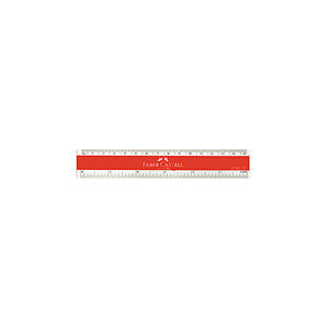 12pcs Faber Castell Plastic Ruler - 15cm