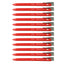 12pcs Faber Castell RX7 Gel Ink 0.7mm Pen - Red