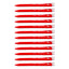 12pcs Faber Castell RX5 Gel Ink 0.5mm Pen - Red