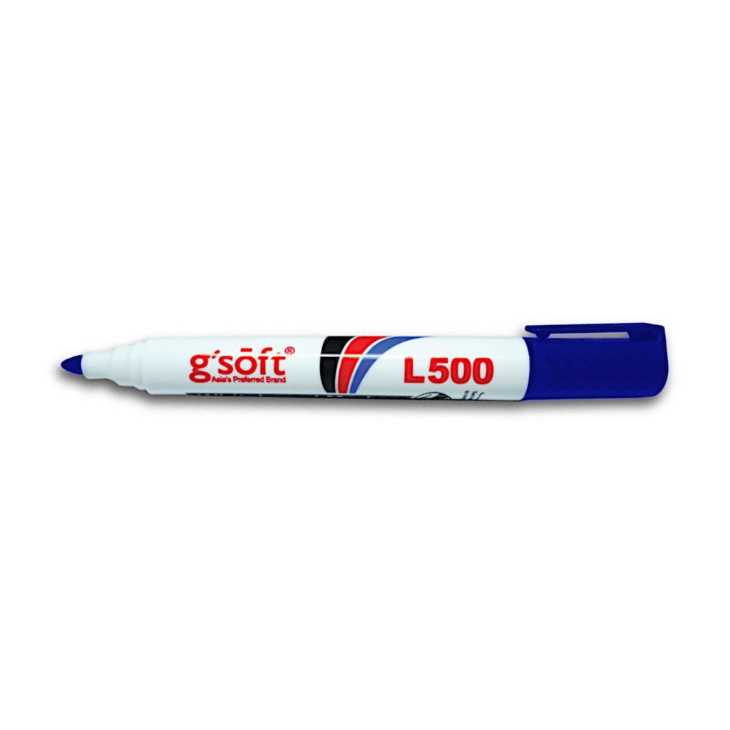 G'Soft Whiteboard Marker 2mm Pen - Blue