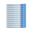 12pcs G'Soft RX5 Semi Gel Ball Point Pen 0.5mm - Blue