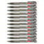 12pcs G'Soft P901 Retractable Ball Pen Needle Tip 0.5mm - Black