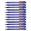 12pcs G'Soft P901 Retractable Ball Pen Needle Tip 0.7mm - Blue