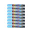 8pcs G'Soft Popart Fluorescent Marker Liquid Chalk  - 2mm | Blue