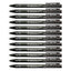12pcs G'Soft Glory Retractable Ball Pen 0.5mm - Black