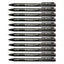 12pcs G'Soft Glory Retractable Ball Pen 0.5mm - Red