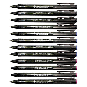 12pcs G'Soft Glory Retractable Ball Pen 0.7mm