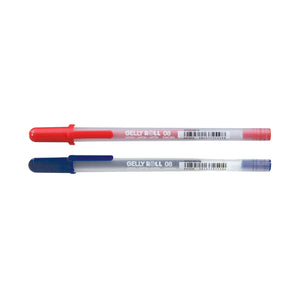 Sakura Gelly Roll 08 - Medium | Red Blue