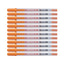 12Pcs Sakura Gelly Roll 06 Fine Pens - Regular Colours | Orange