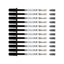12Pcs Sakura Gelly Roll 06 Fine Pens - Regular Colours | Black
