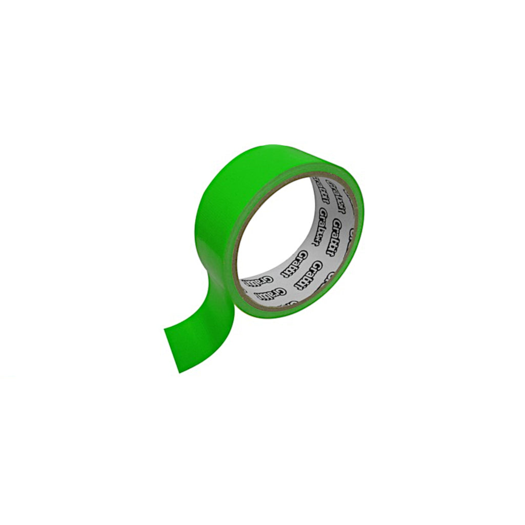 Grabbit Fluorescent Cloth Tape 36mm x 5 Yards | Green