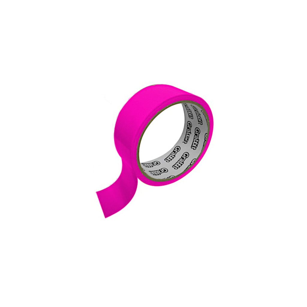Grabbit Fluorescent Cloth Tape 36mm x 5 Yards | Pink