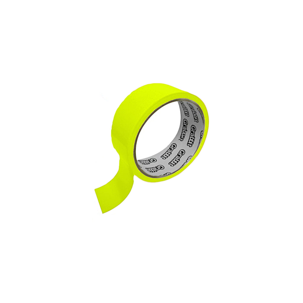 Grabbit Fluorescent Cloth Tape 36mm x 5 Yards | Yellow
