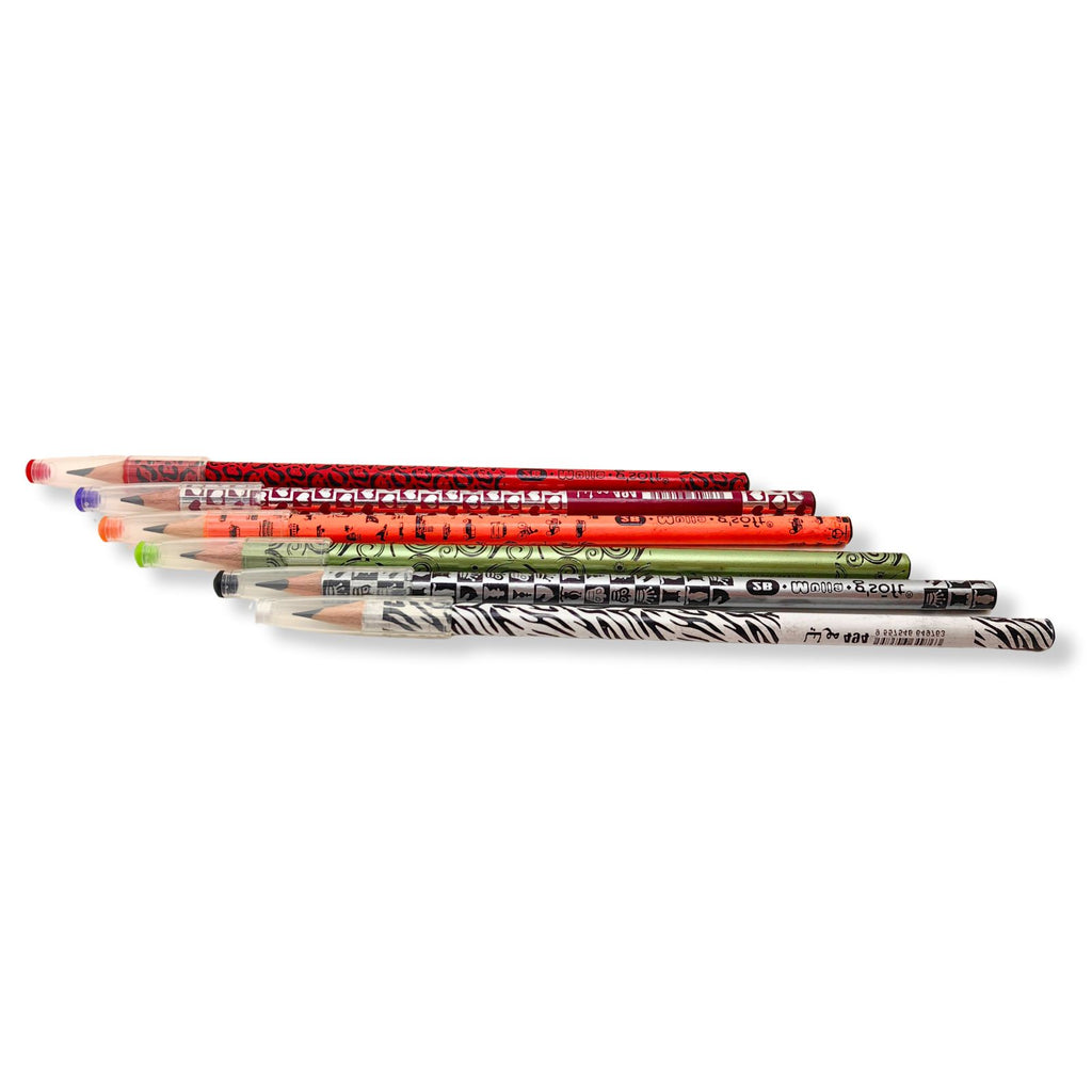 G'Soft Mulia 2B Pencil Pattern Design - 30 Pencils