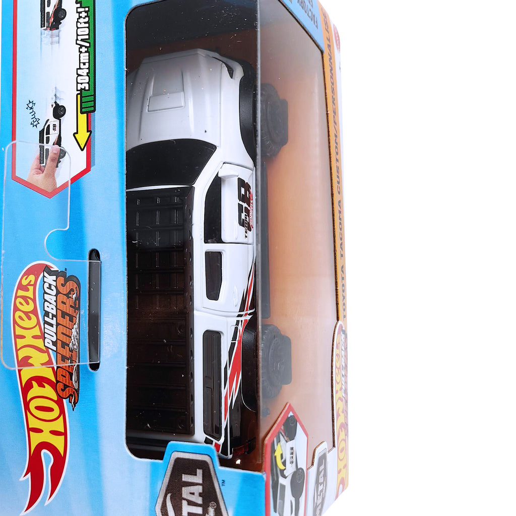 Hot Wheels Pull-Back Speeders | Toyota Tacoma - White (JCL98)