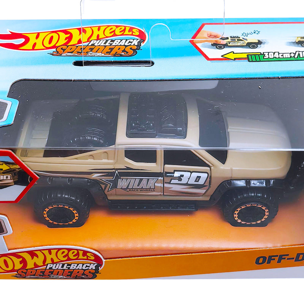Hot Wheels Pull-Back Speeder | Off-Duty - Brown (HWH41)