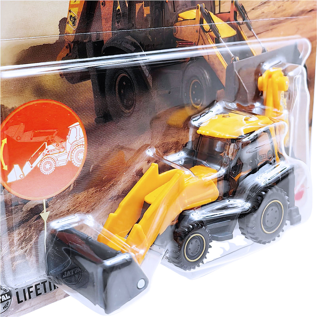 Matchbox Working Rigs | MBX Backhoe - Orange (JBX68)